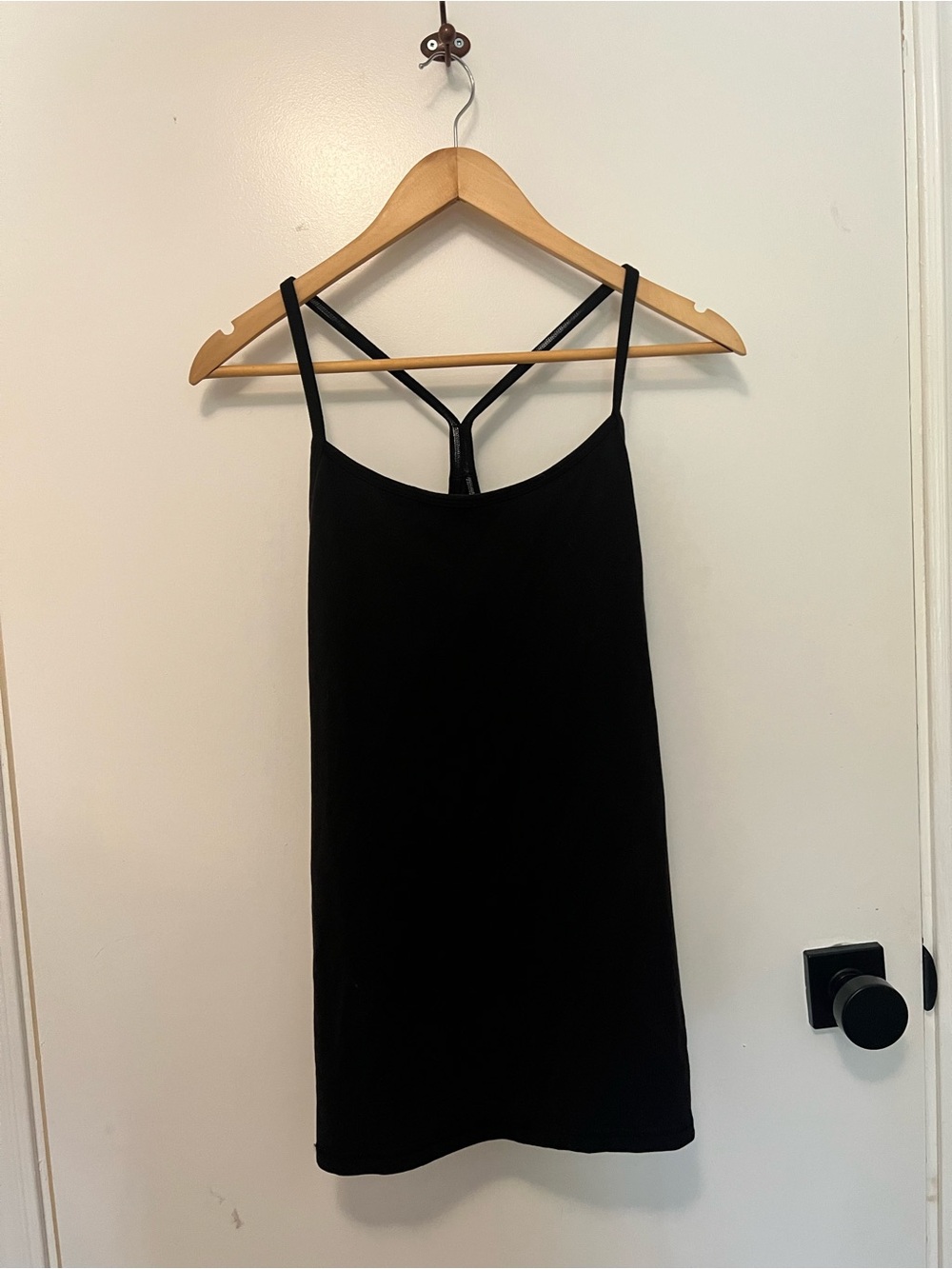 lululemon athletica Black Strappy Camisole with Y-Back